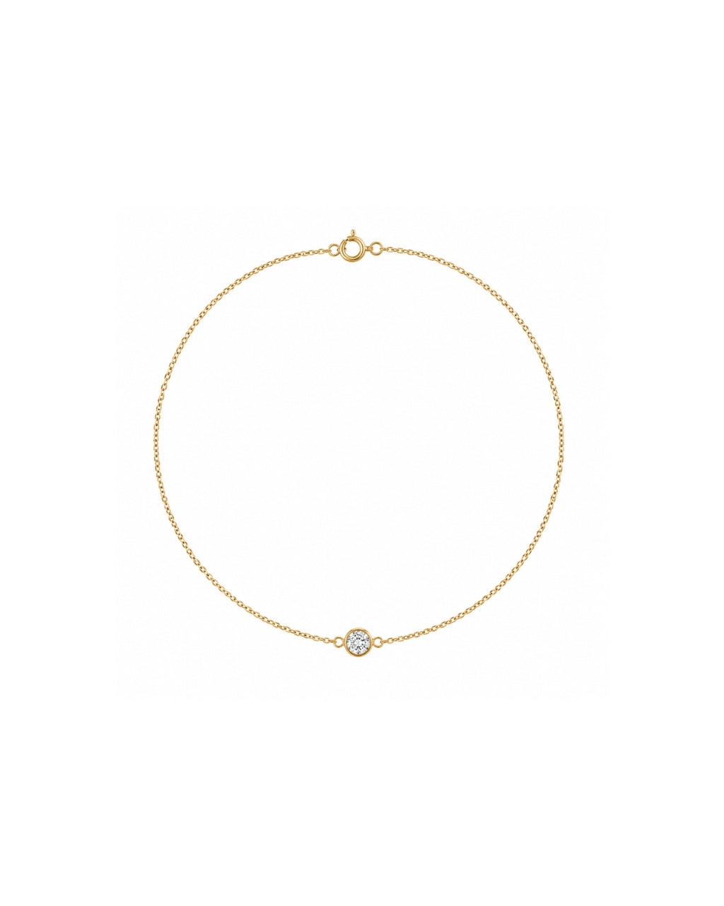 Bezel-Set Crystal Station Bracelet