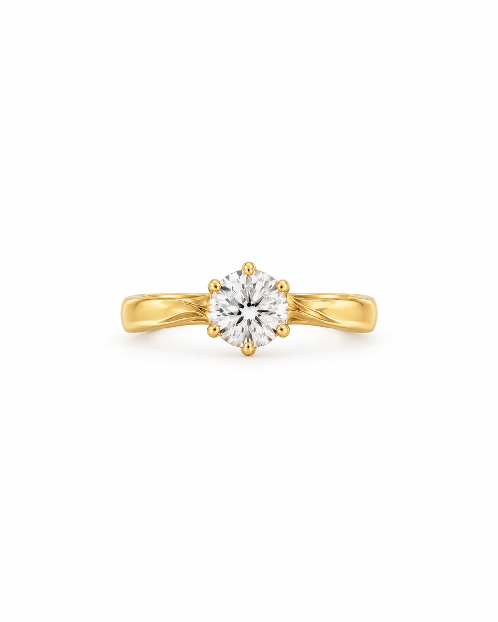 Round Labgrown Solitaire Ring