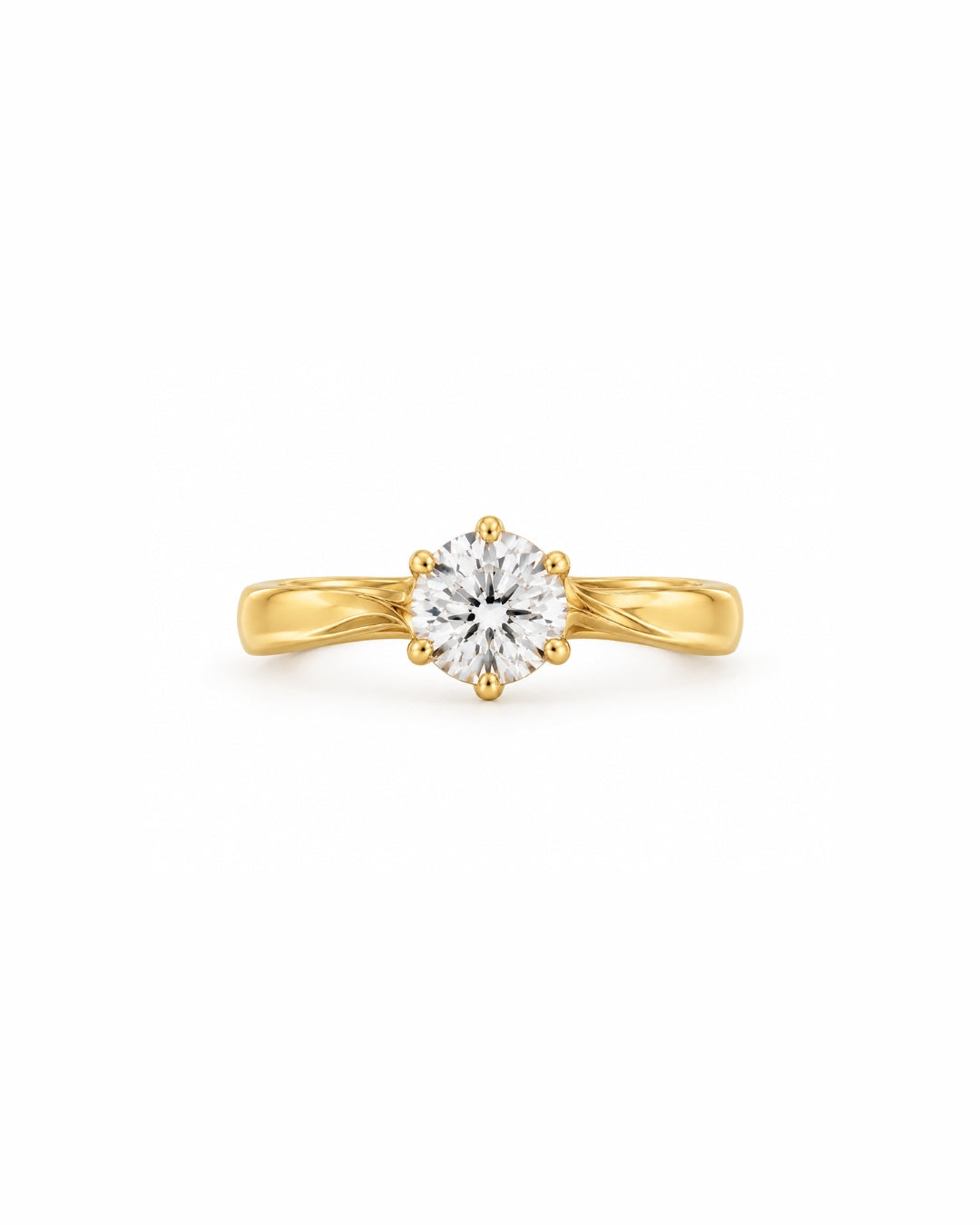 Round Labgrown Solitaire Ring