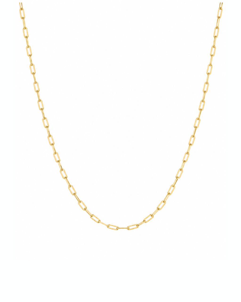Gold Paperclip Chain