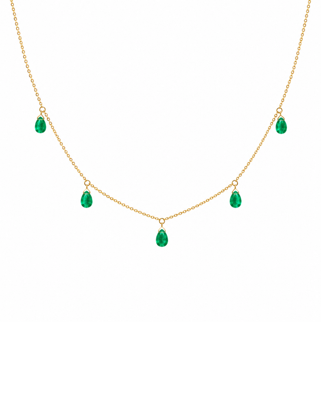 Graceful Drop Emerald Station Chain