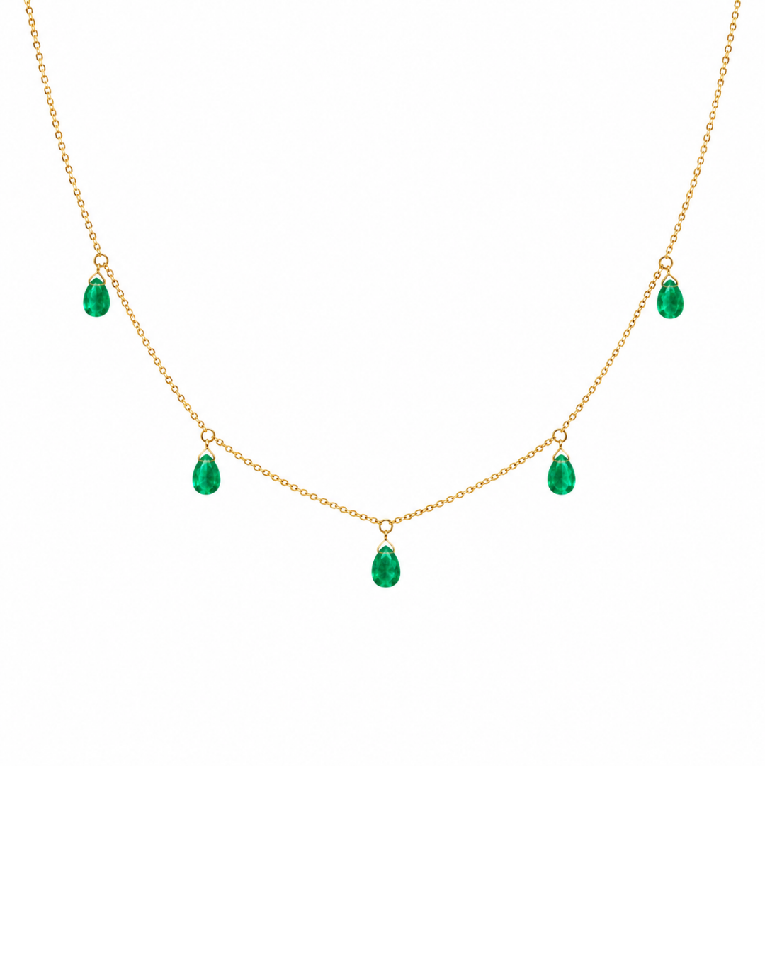 Graceful Drop Emerald Station Chain