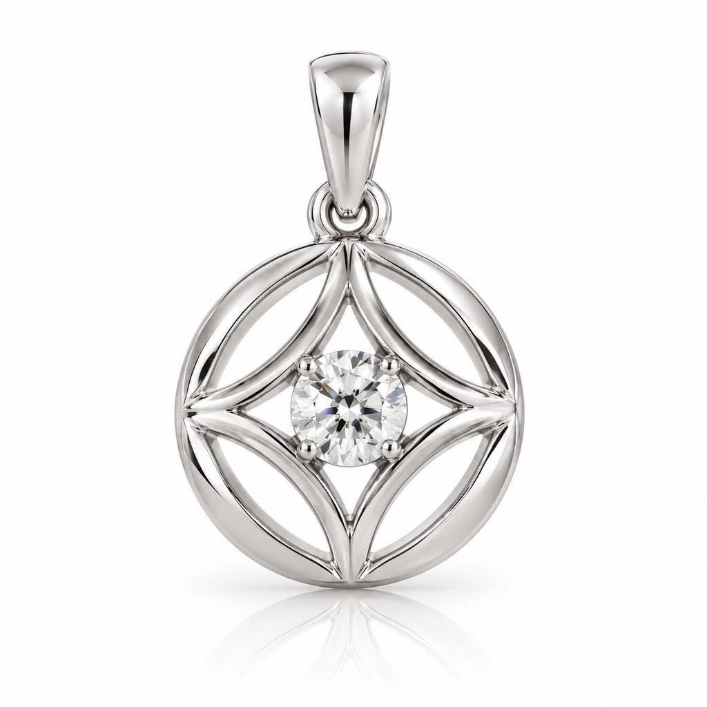 Geometric Harmony Pendant Set