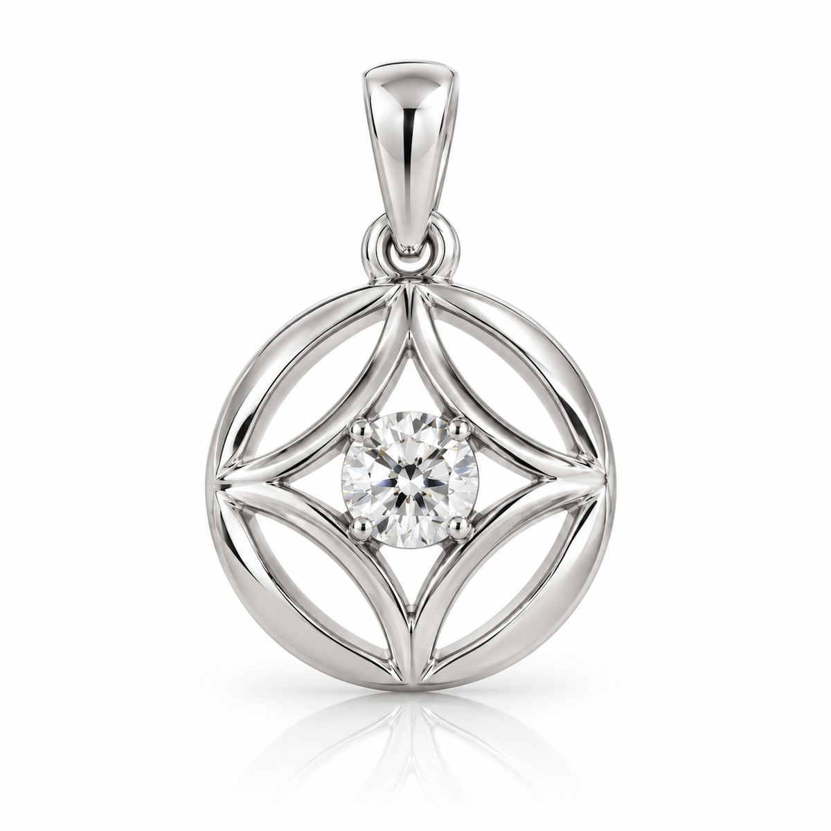 Geometric Harmony Pendant Set