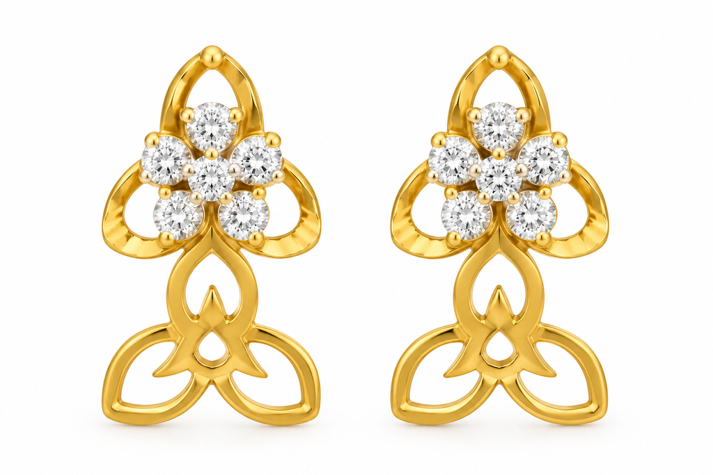 Filigree Diamond Pendant set