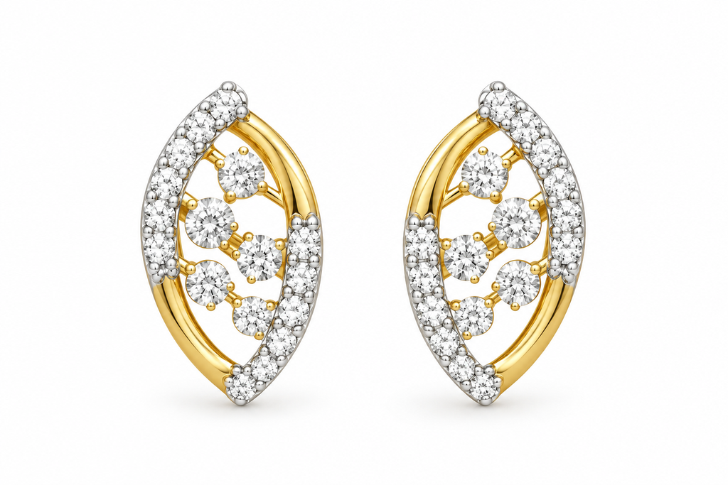 Luminous Marquise Lattice Pendant Set