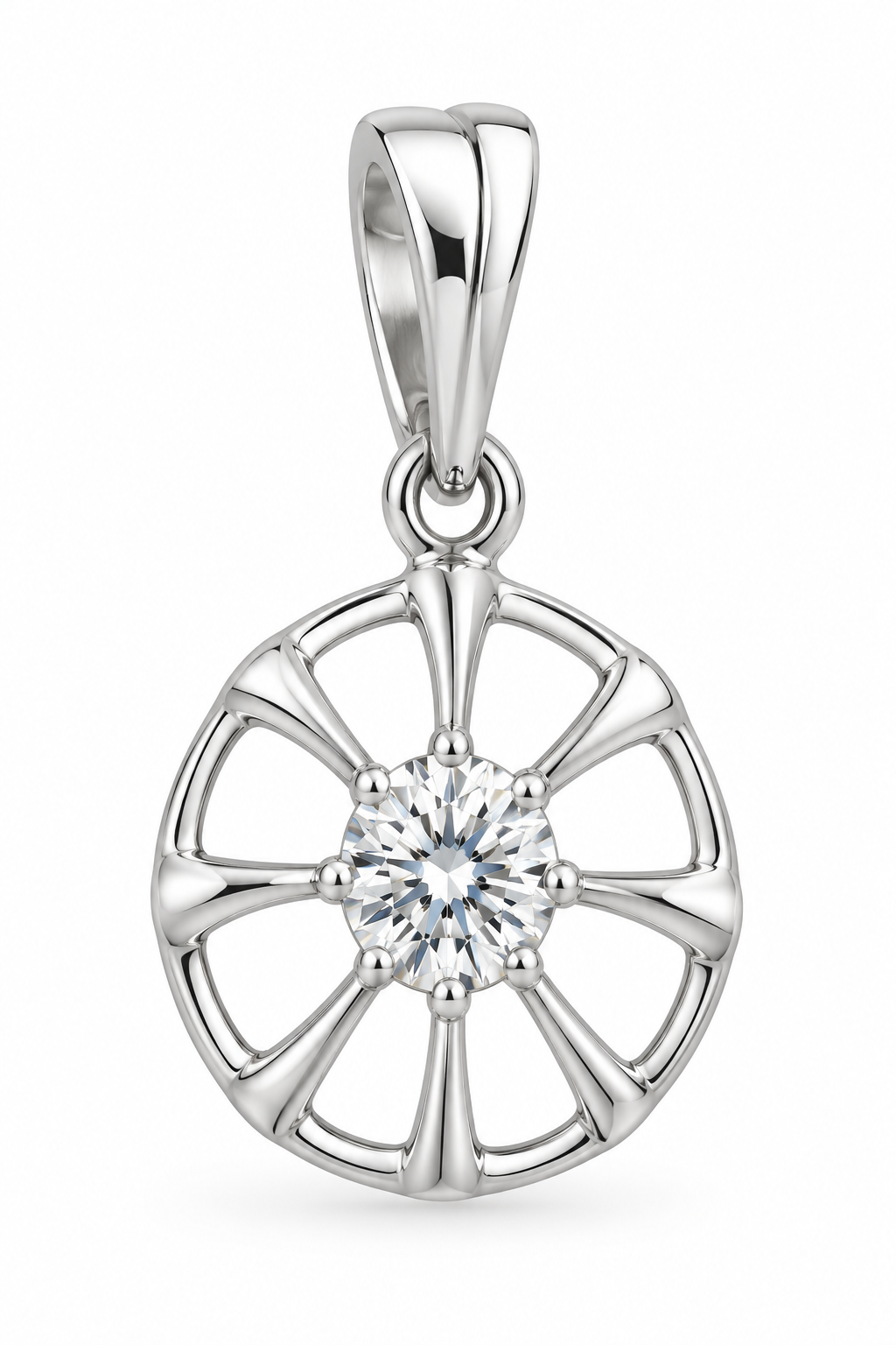 Radiant Wheel Pendant Set