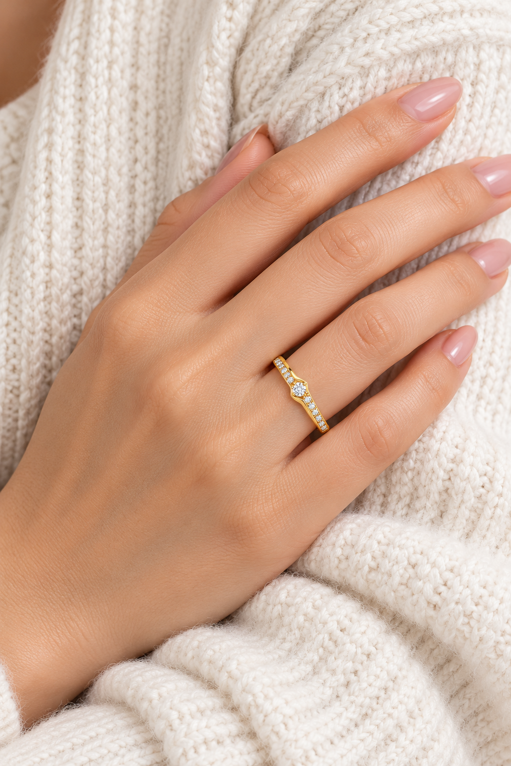 Gold Diamond Ring