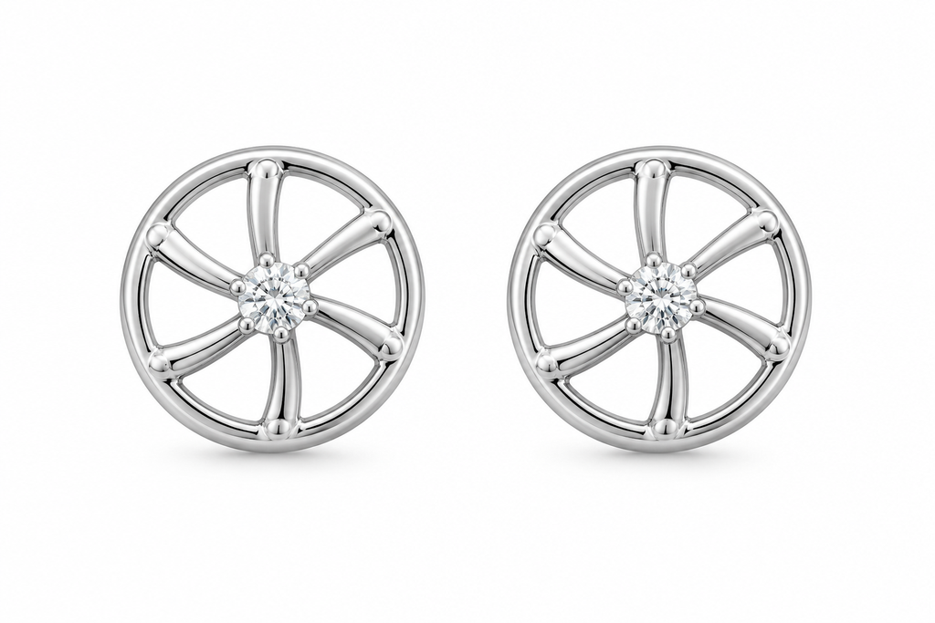 Radiant Wheel Pendant Set