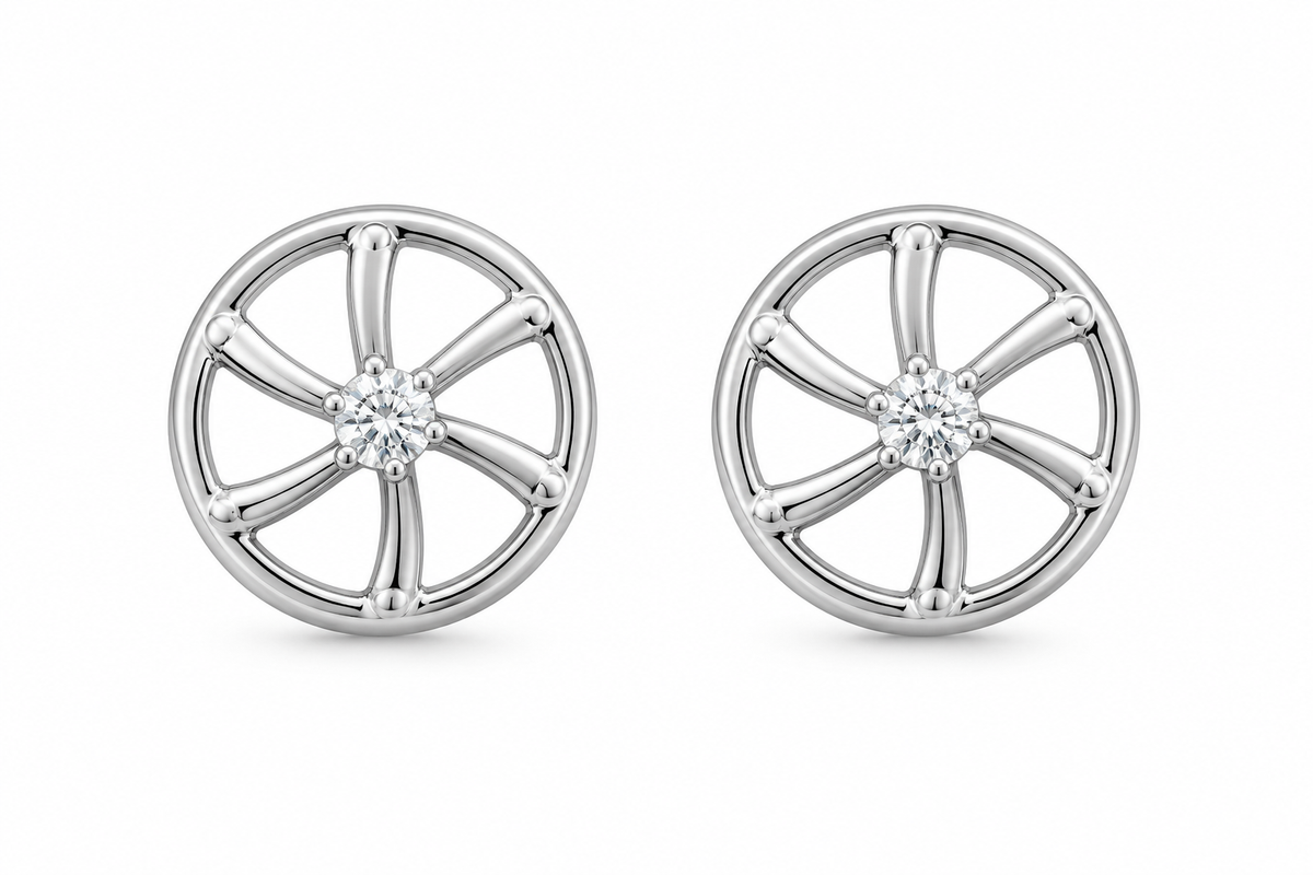 Radiant Wheel Pendant Set