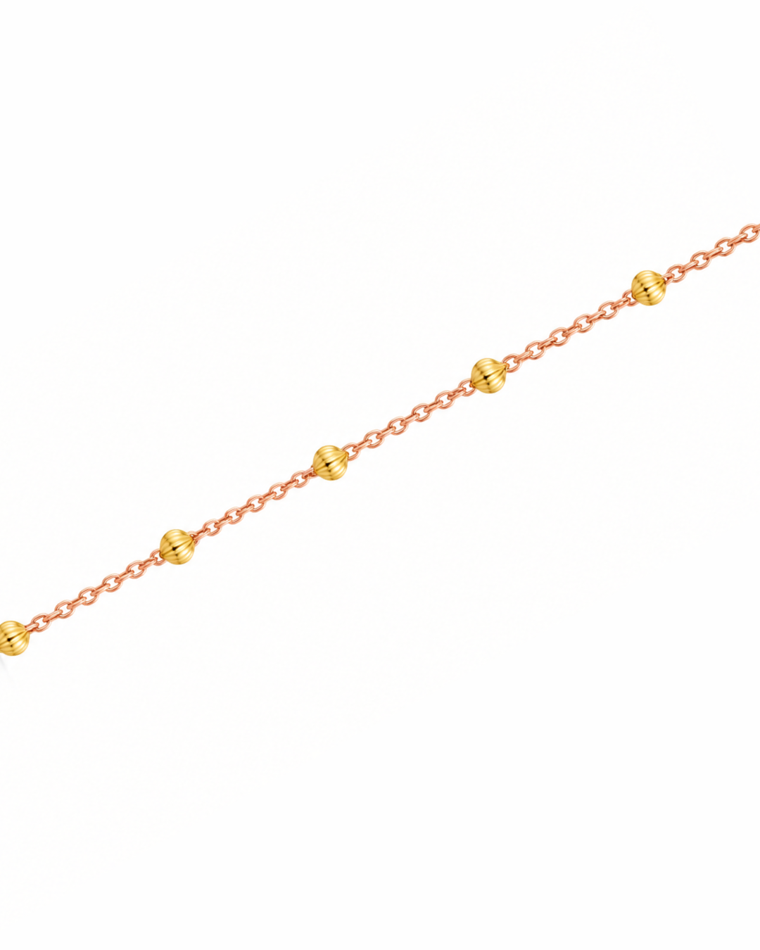 Rose Gold & Yellow Gold Bead Chain