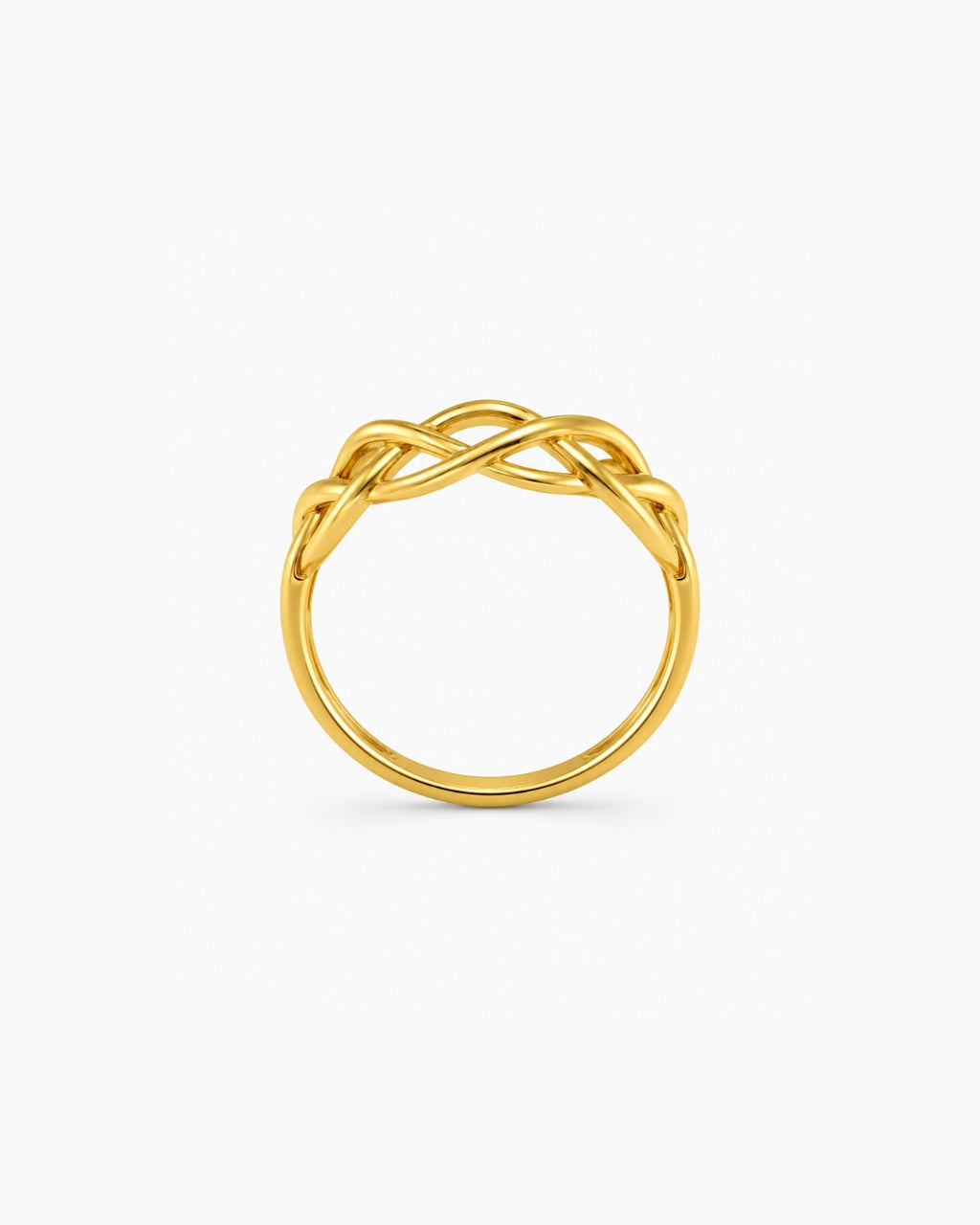 Leaf Pattern Gold Ring